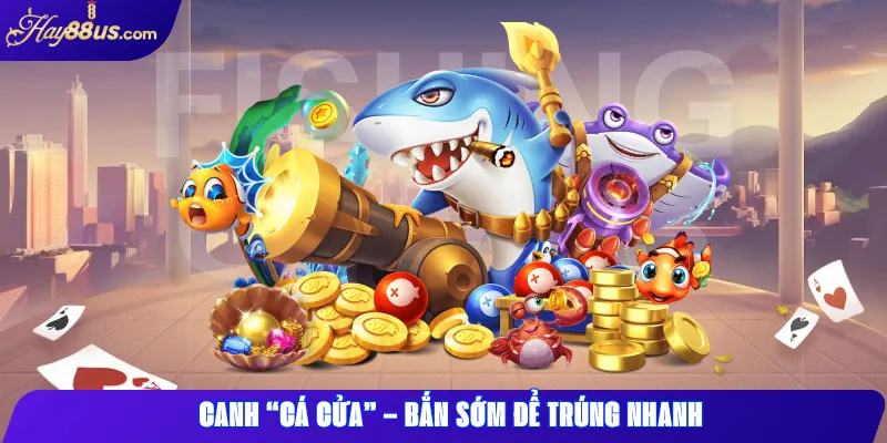 Canh “cá cửa” – Bắn sớm để trúng nhanh